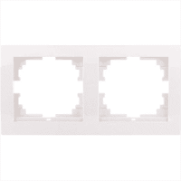 РАМКА DERIY 2-АЯ ГОРИЗОНТАЛЬНАЯ БЕЛЫЙ